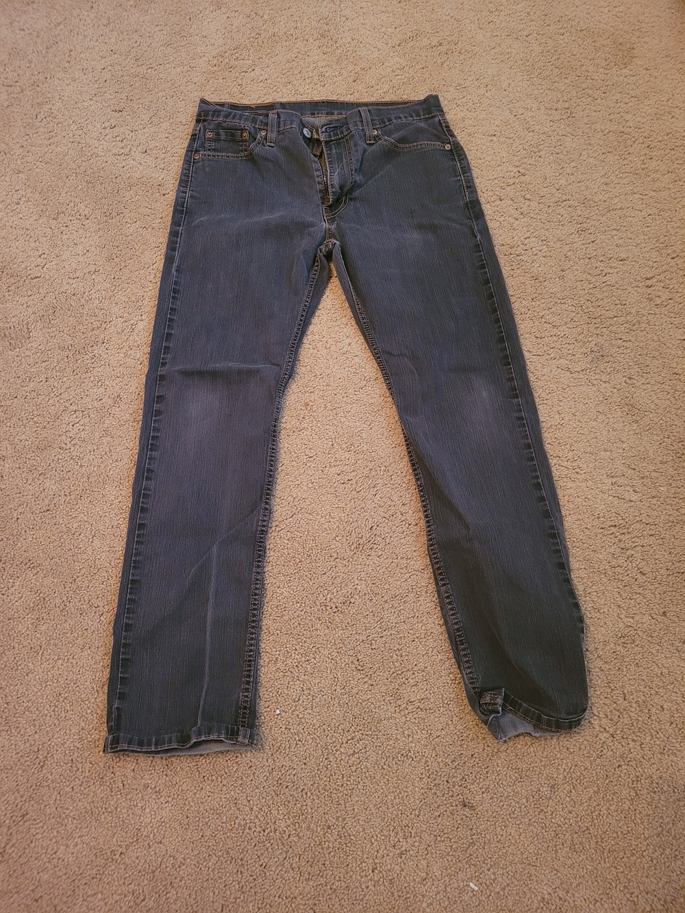 Men's Classic Straight-Leg Jeans - GREY 513
